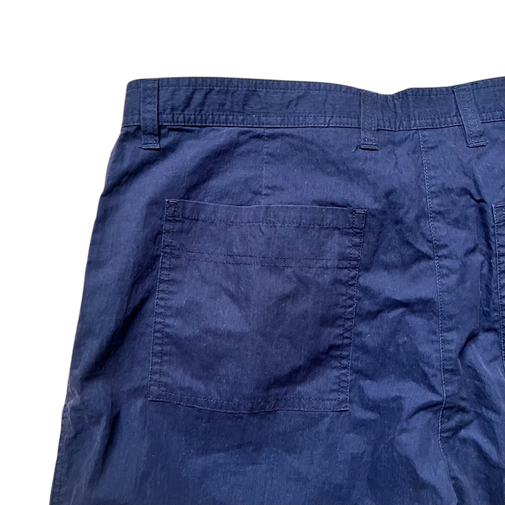 Eddie Bauer Plus Size Navy Blue Waist Tie Cargo Capri Size 14 - Picture 5 of 6